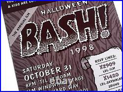 ILM VFX Crew LUCASFILM HALLOWEEN PARTY Invitation EXTREMELY RARE FIND