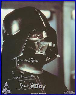 James Earl Jones & Dave Prowse Star Wars SIGNED Darth Vader 8x10 Celebration 07