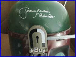 Jeremy Bulloch Signed Star Wars 11 Scale Boba Fett Helmet Celebrity Authentics