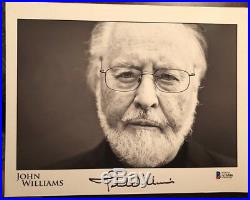 John Williams signed autographed 8x10 Photo BECKETT BAS STAR WARS COMPOSER