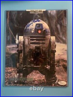 Kenny Baker Signed Star Wars R2-D2 Celebration II 8x10 Photo JSA COA Autograph
