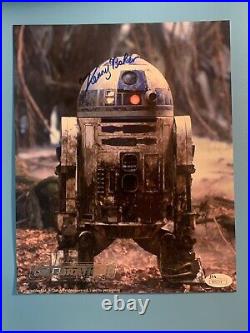 Kenny Baker Signed Star Wars R2-D2 Celebration II 8x10 Photo JSA COA Autograph