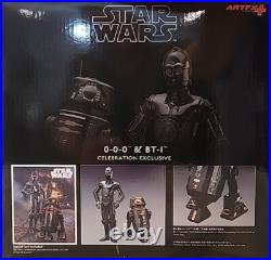Kotobukiya ArtFX NIB 0-0-0 & BT-1 Star Wars Celebration 2017 Exclusive