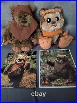 LOT Star Wars Return of the Jedi Wicket Warrick Ewok Plush + Warwick Davis pix LOT Star Wars Return of the Jedi Wicket Warrick Ewok Plush + Warwick Davis pix