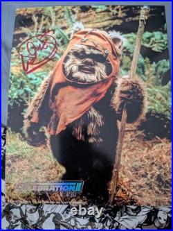 LOT Star Wars Return of the Jedi Wicket Warrick Ewok Plush + Warwick Davis pix LOT Star Wars Return of the Jedi Wicket Warrick Ewok Plush + Warwick Davis pix