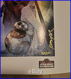 Large 2017 Star Wars Celebration 40th Anniversary Jason Palmer Poster 180/250