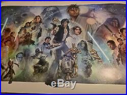 Large 2017 Star Wars Celebration 40th Anniversary Jason Palmer Poster 180/250