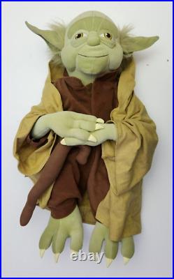 Life Size 26 Inch Star Wars Yoda Standing Plush Pepsi KMart Promo RARE