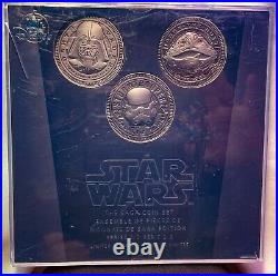 Limited Release Star Wars Saga Coin Set, 1-3/4 Diam 1-3 Series COMPLETE SET