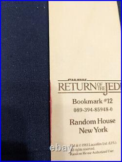 Lot 15 Star Wars Return of the Jedi Bookmarks Random House 1983 Set Lando Vader
