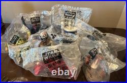 Lot of 12 Star Wars Collector Cup Toppers. 9 Of 12 In Original Packaging Lot of 12 Star Wars Collector Cup Toppers. 9 Of 12 In Original Packaging