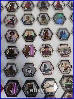 Lot of 169 Topps Star Wars Galactic Connexions Collectible Trading Discs