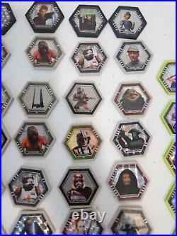 Lot of 169 Topps Star Wars Galactic Connexions Collectible Trading Discs