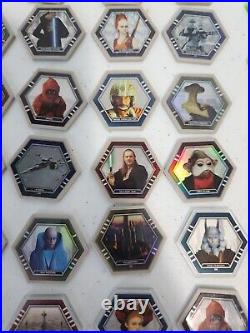 Lot of 169 Topps Star Wars Galactic Connexions Collectible Trading Discs