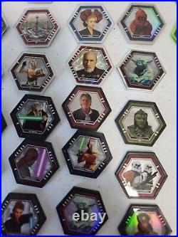 Lot of 169 Topps Star Wars Galactic Connexions Collectible Trading Discs