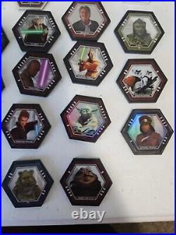 Lot of 169 Topps Star Wars Galactic Connexions Collectible Trading Discs