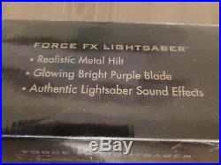 MASTER REPLICAS Star Wars Mace Windu Force FX Lightsaber/ Original Box & Stand