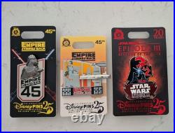 MAY 4TH Star Wars Episode III & The Empire Strikes Back Exclusive 3 PINS BUNDLE