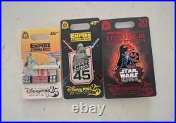 MAY 4TH Star Wars Episode III & The Empire Strikes Back Exclusive 3 PINS BUNDLE