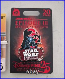 MAY 4TH Star Wars Episode III & The Empire Strikes Back Exclusive 3 PINS BUNDLE