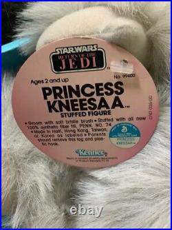 MINT VINTAGE Ewok Princess Kneesaa Plush 1983 Star Wars ROTJ Kenner