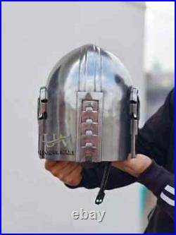 Mandalorian 18 Guage Steel Star Wars Boba Fatt Mandalorian Medieval Helmet