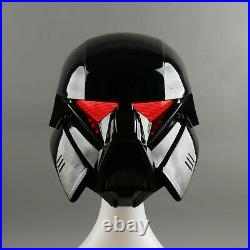 Mandalorian Dark Trooper Helmet With LED Eyes Star Wars Helmet Mask Cosplay Prop