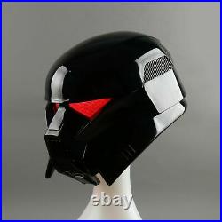 Mandalorian Dark Trooper Helmet With LED Eyes Star Wars Helmet Mask Cosplay Prop