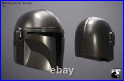 Mandalorian Helmet Star Wars Helmet Steel Halloween Helmet With Liner and Chin