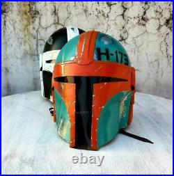 Mandalorian Helmet Star Wars Wearable Boba fett Helmet Collectible Armor Replica