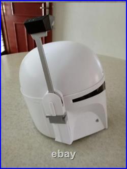 Mandalorian Steel White Helmet Star Wars White Larp Seriers