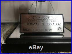 Master Replicas Star Wars Thermal Detonator Weathered Prop ROTJ #269/1000