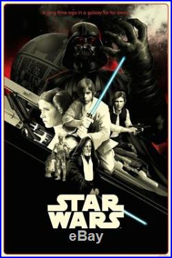 Matt Taylor Star Wars A New Hope Variant #/200 Movie Poster Art Print not Mondo