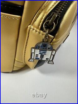 NEW! Loungefly C3PO Backpack Star Wars Galatic Convention Celebration 2022 Tags