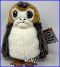 NWT Disney Star Wars Galaxy's Edge Porg Plush Moving Talking Puppet Creature 13