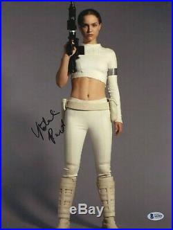 Natalie Portman Star Wars Padme Signed 11x14 Photo Autographed Beckett Bas Coa