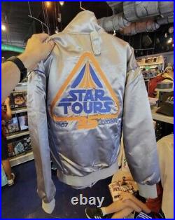 New Disney Star Tours 35th Ann. Silver Jacket 2XL Star Wars Celebration SOLD OUT