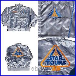 New Disney Star Tours 35th Ann. Silver Jacket 2XL Star Wars Celebration SOLD OUT