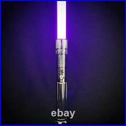 New Star Wars Lightsaber Rechargable Force Fx Heavy Dueling Metal Handle Blades