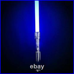New Star Wars Lightsaber Rechargable Force Fx Heavy Dueling Metal Handle Blades