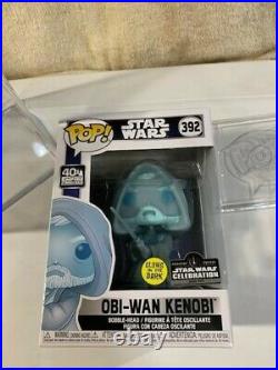 Obi-Wan Kenobi #392 Celebration 2020 STAR WARS with plastic case -Funko Pop