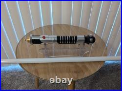 Obi Wan Kenobi Episode I Lightsaber Proffie Soundboard Neopixel Replica With Stand