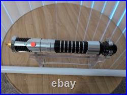 Obi Wan Kenobi Episode I Lightsaber Proffie Soundboard Neopixel Replica With Stand