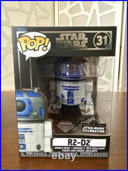 Official Star Wars Celebration Anaheim 2022 Diamond Edition R2-D2 Funko Pop 31