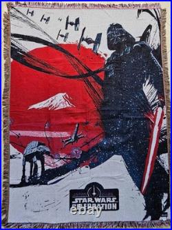 Official Star Wars Celebration Japan 2025 Key Art Woven Throw Blanket