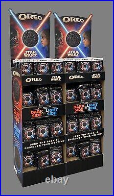 Oreo Star Wars Store Display Shelves Luke Skywalker & Darth Vader NEW / SEALED