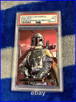 PSA 9 2015 Star Wars Celebration Mint Empire Strikes Exclusive BOBA FETT #10