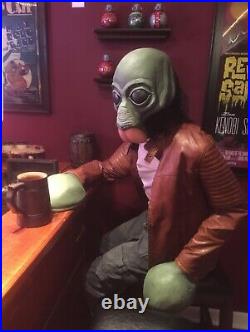 Ponda Baba Latex Mask Star Wars / Aqualish /sawkee Mask And Gloves