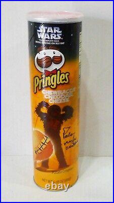 Pringles Can Chewbacca Star Wars Collectible Autographed Peter Mayhew 2011/2012