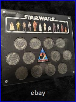 RARE 2007 Star Wars Celebration Europe Collecting Track Medallion Framed Set